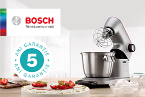 Campanie la roboții de bucătărie Bosch