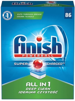 FINISH Detergent de vase pentru masina de spalat Finish All in One, 86 tablete