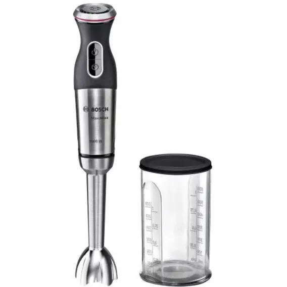 Blender manual Bosch MS8CM6110 MaxoMixx 1000 W Negru Inox Bosch, 1000W, Negru-Oțel inoxidabil