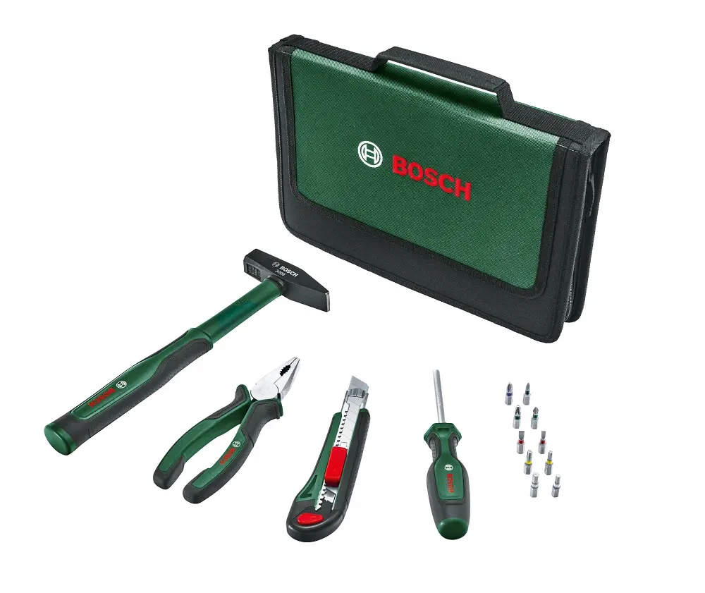 Setul pentru începători cu 14 scule Bosch 1600A02BY3 de mână simple