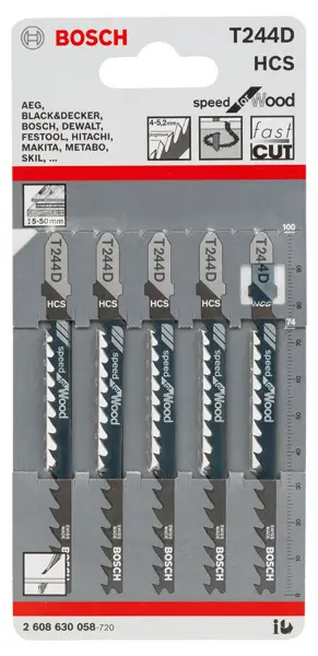 2608630058 Pânză pentru ferăstrău vertical T 244 D 