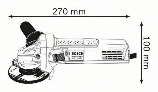0601394001 Polizor unghiular GWS 750 (125 mm) Professional cumpăra