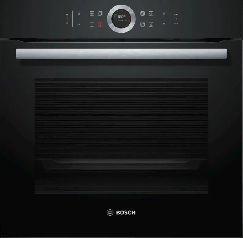  Cuptor incorporabil Bosch HBG635BB1 71 l 10 programe afisaj TFT EcoClean  Negru