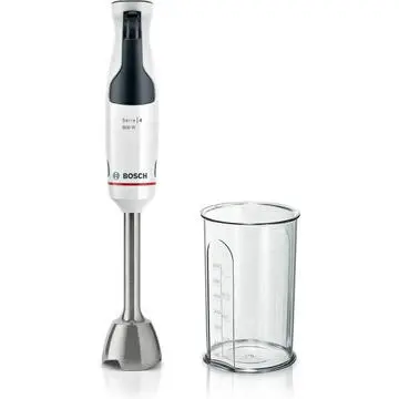 MSM4W210 Seria 4, Blender de mână, ErgoMaster, 600 W, Alb, Black Grey Bosch