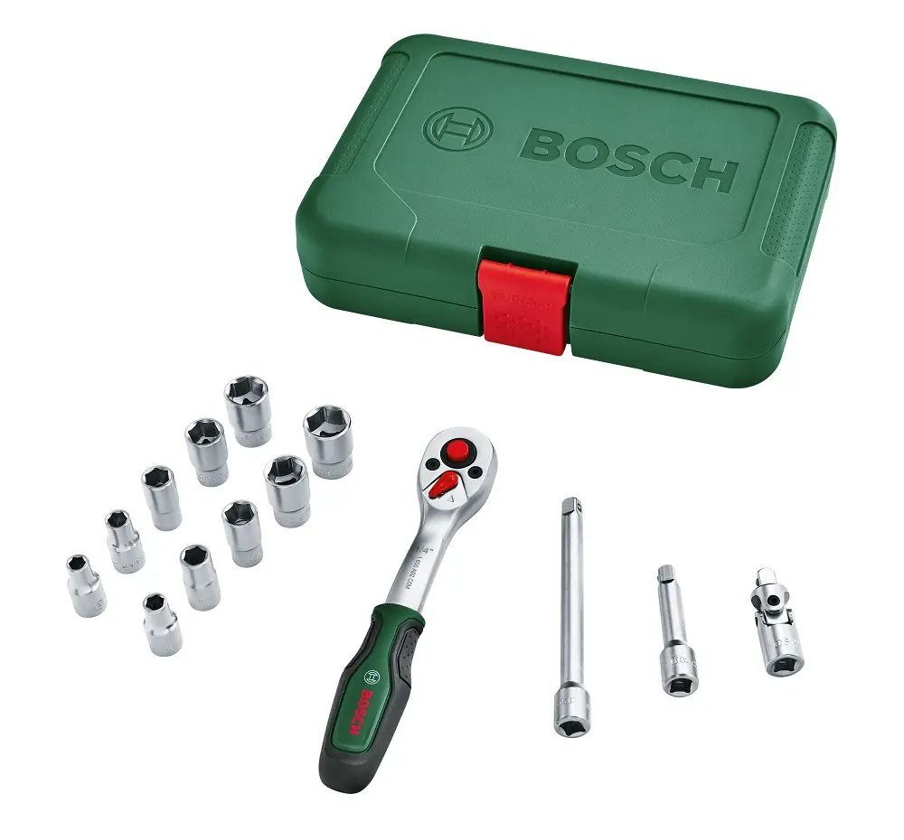 Set de 14 adaptoare Bosch 1600A02BY0 pentru chei tubulare de ¼