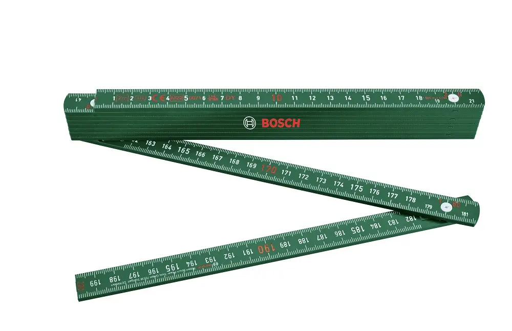 Riglă pliabilă de 2 m Bosch 1600A02ET4 pentru măsurători precise