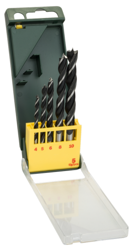 2607019440 Set burghie pentru lemn , 5 buc