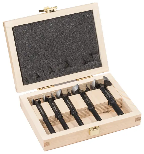 2608577022 Set de 5 burghie Forstner, 15 - 35 mm