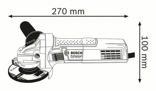 Polizor unghiular GWS 750 (115 mm)  0601394000  cumpăra