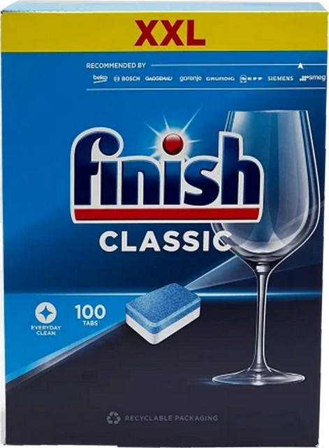 FINISH Detergent de vase pentru masina de spalat Finish Classic, 100 tablete